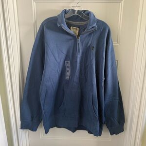 IZOD blue half-zip sweatshirt - size XL
